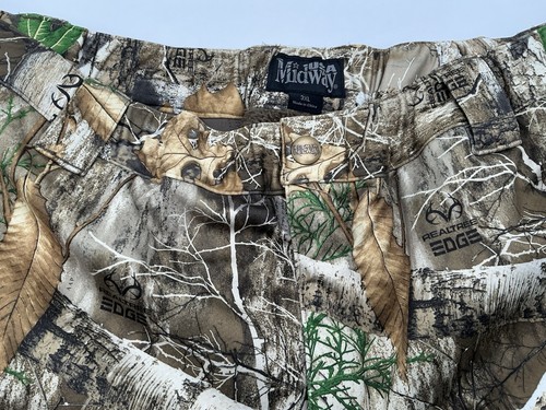 Midway USA Fleece Lined Realtree Edge Camo Cargo Hunting Pants 3XL NWT f - Picture 8 of 15