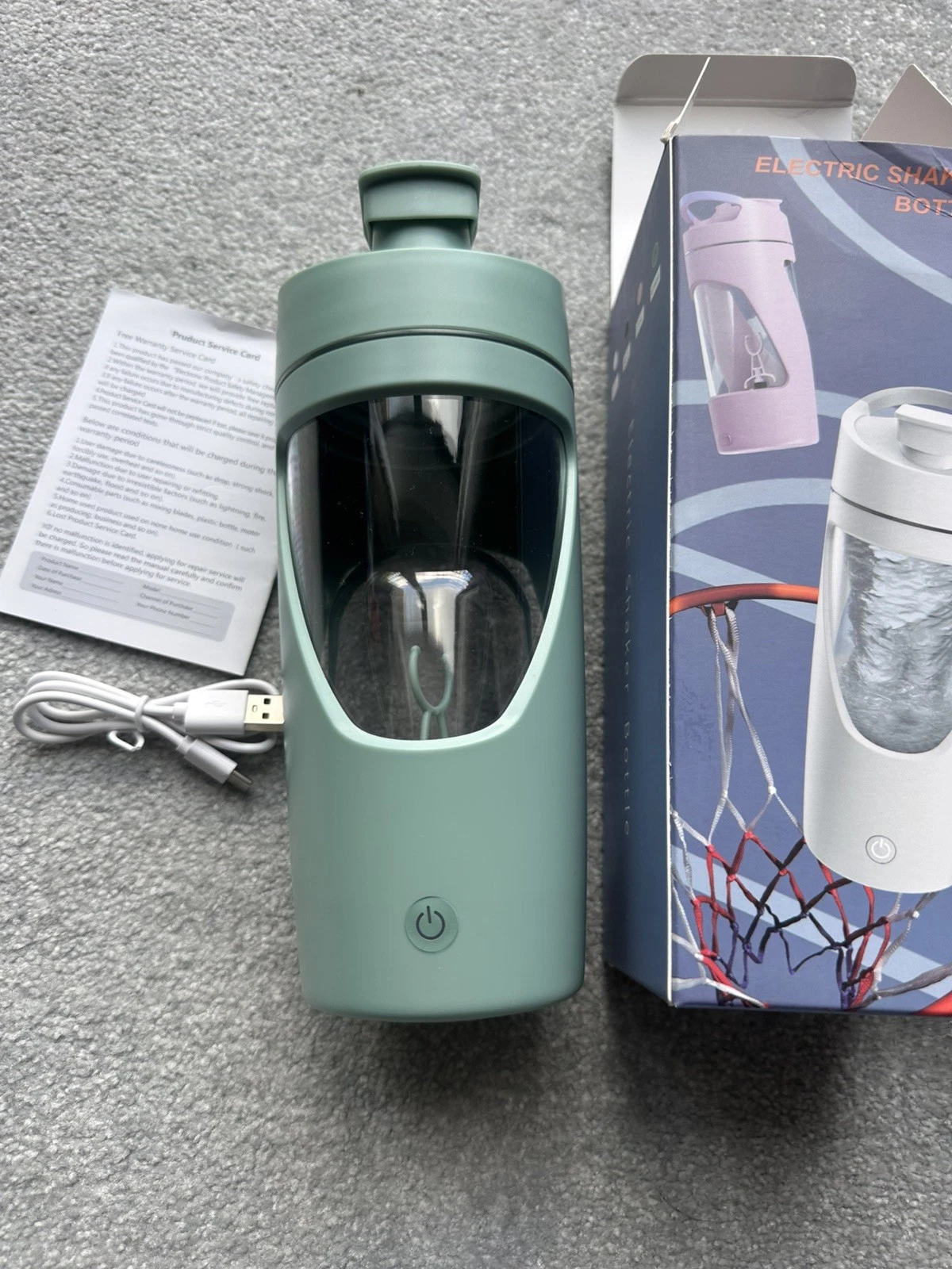 Electric Protein Mixer Shaker Bottle 700ml Drink Cup Portable Blender New in Box
Opens in a new wind