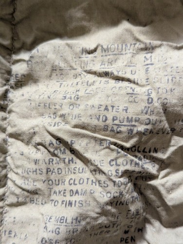 Vintage 1951 USMC Cold Weather Down Sleeping Bag Size Large - Picture 9 of 18