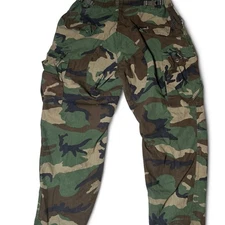 VTG Men’s Rothco Military Camo Pants Large 100% Rip Stop Cotton