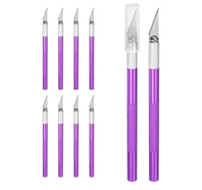 Harfington 10 Pcs Exacto Knife Craft Knife 5.5" Length Replaceable SK2