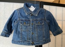 The Children s Place Unisex Baby 6-9 Mos. Lined Denim Jean Jacket/Snap Closure