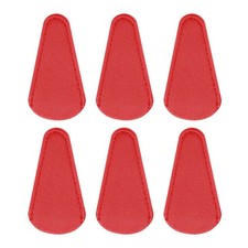 10Pcs Scissor Sheath, 2.9"x1.5" PU Leather Scissor Cover Protector, Red