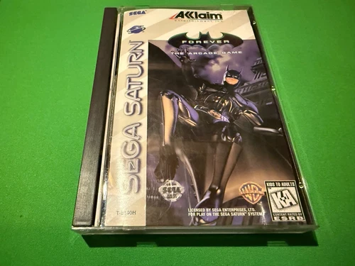 CIB Batman Forever: The Arcade Game, Sega Saturn, with Registration Card NTSC