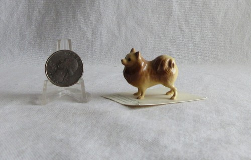 Hagen Renaker Pomeranian Light tan on card # A 3130 Designer Robert McGuinness