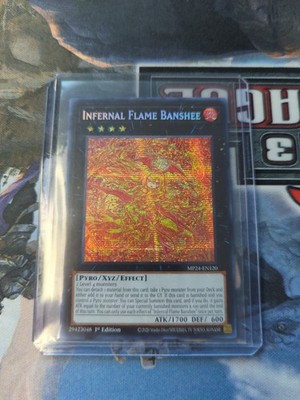 YuGiOh Infernal Flame Banshee MP24-EN120 Prismatic Secret Rare