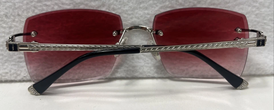 Gafas de sol James Oro Collection Grail XL sin montura lentes rojas 59 19 139 Foto 2 de 4