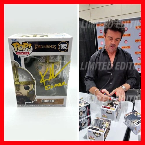 KARL URBAN SIGNED Eomer Funko POP! #1982 The Lord of the Rings - COA & PICTURE