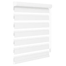 Changshade Dual Layer Zebra Roller Shades Window Treatment Corded Window Blinds