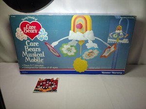 Vintage Care Bears Musical Mobile Kenner Nursery NEW HTF