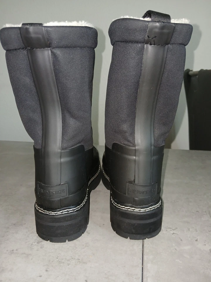 Botas de lluvia aisladas de punto refinado Hunter talla 5 UK3 unisex Foto 4 de 4