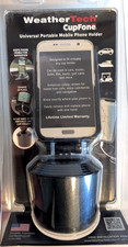 WeatherTech CupFone 8ACF2CS Universal Mobile Phone Holder w/ Tilt Black - New
