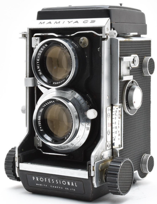 Exc+5] Mamiya C3 Pro TLR 6x6 Film Camera Sekor 105mm f/3.5 Lens
