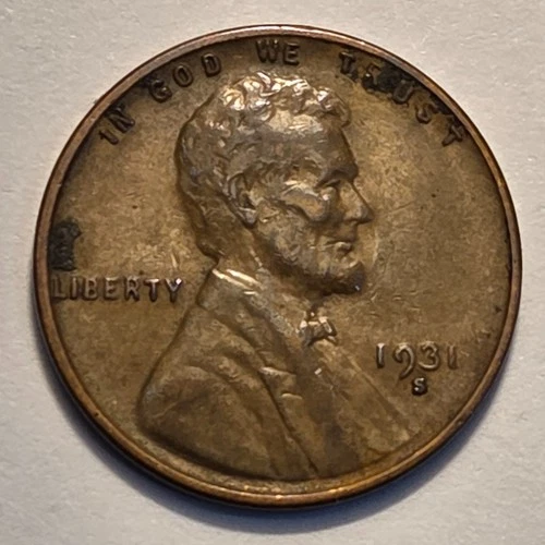 #2 Very Fine++ Low Mintage 1931 S Lincoln Wheat Cent
