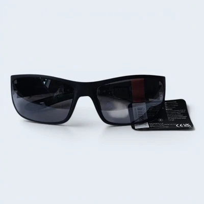 Foster Grant Wraparound Sports Sunglasses BNWT Black Grey Lenses UV Protection - Image 1 of 4