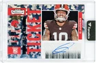 Quinshon Judkins Browns Signed '25 Panini Select Contenders #6 18/24 Rookie Card