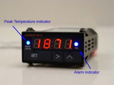 DIGITAL ENGINE WATER/OIL TEMPERATURE GAUGE, PRECISION