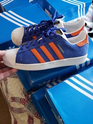 adidas superstar orange stripes