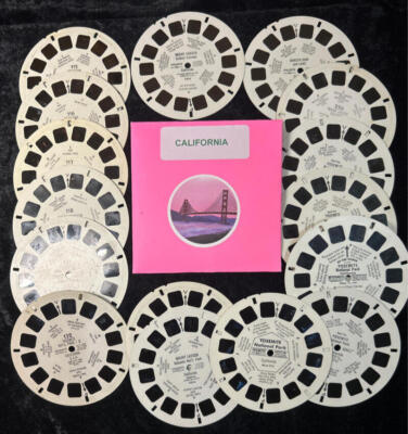 California National Parks * Viewmaster Reels Your Choice-Yosemite,Sequoia,etc.