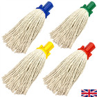 Cotton Mop Heads Replacement Colour Coded Floor Heavy Duty Socket Head Universal