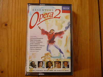 ESSENTIAL OPERA 2 - BARTOLI TE KANAWA  DOMINGO PAVAROTTI CABALLE CARRERAS MC