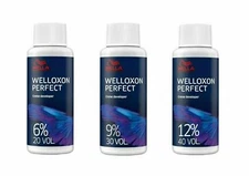 Wella Welloxon Perfect Creme Developer 6%,9%,12% 60 ,2 oz 60ml Choose Yours