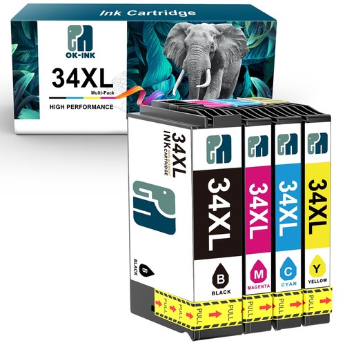 SET 34XL Tintenpatronen für 34 XL WorkForce Pro WF-3700-3720 WF-3725 DWF - Bild 9 von 21