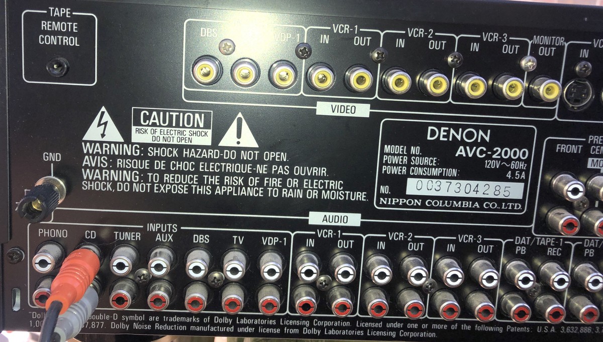 DENONデノン AVC-2000 Denon AVC-2000 Precision Audio Component / Integrated AV
