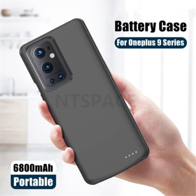 Externes Ladegerät-Gehäuse für OnePlus 9 9 Pro 9R Power Bank-Ladeabdeckung