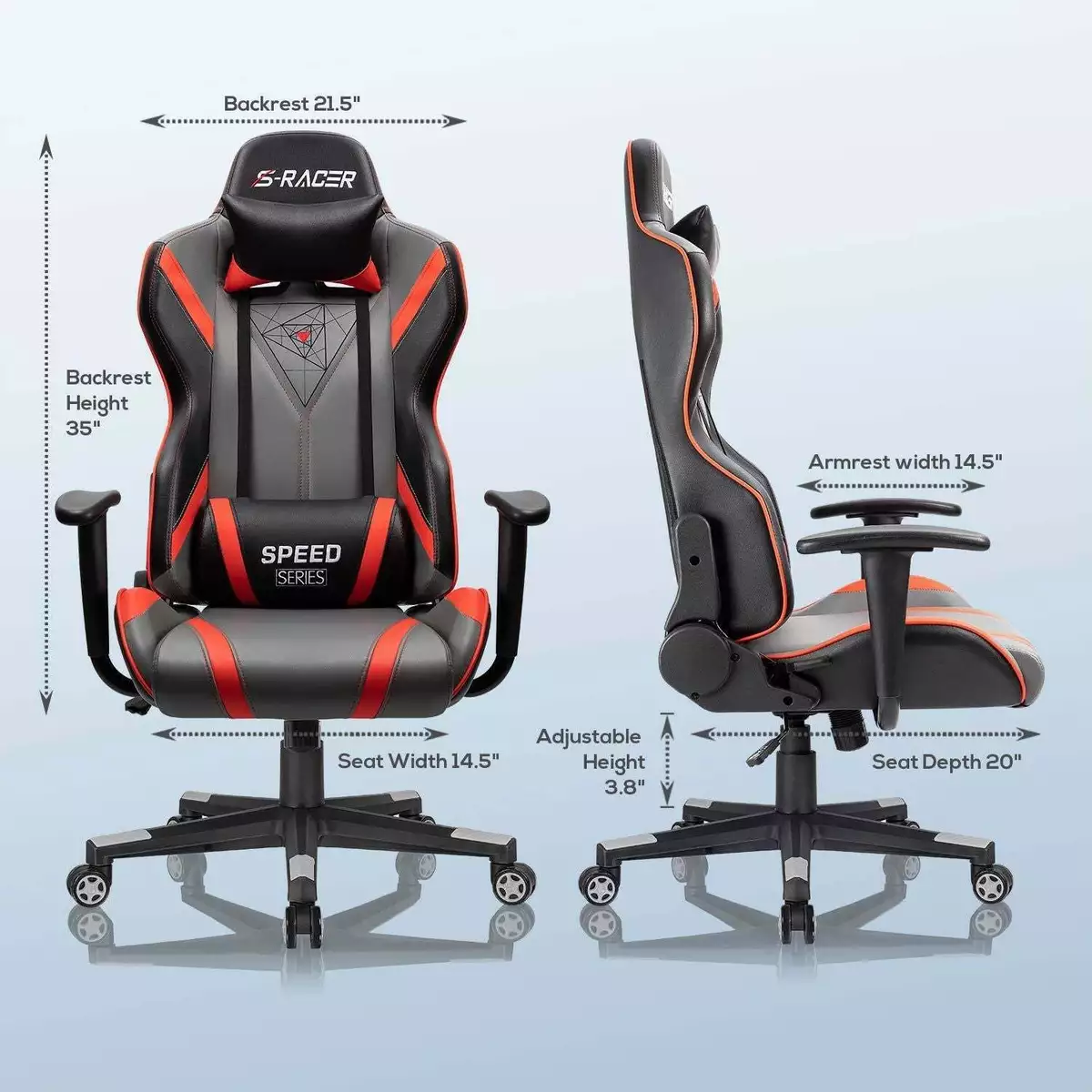 Homall gaming 2024 swivel chair