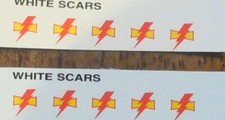 Decals Warhammer 40K Space Marines White Scars Transfers