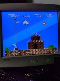 NES FAM MARIO BROS ROAD FIGHT DUCK HUNT CLAY SHOOT SOCCER PINBALL CIRCUS CHARLIE