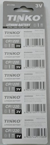 5 X CR1220 3V Lithium Coin Cell Battery DL1220 KCR1220, BR1220 - Picture 3 of 12