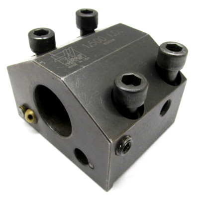 HAAS 1-1/2'' ID BORING BOLT-ON BLOCK HOLDER FOR HAAS ST-20 LATHE TURNING CENTERS
