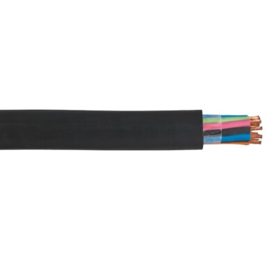 500' 16/8 SOOW Portable Power Cable Flexible CPE Jacket Black 600V