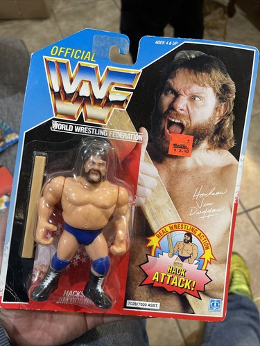 WWF HASBRO MOC HACKSAW JIM DUGGAN SERIES 2...