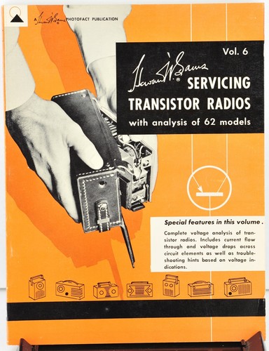 Sams Photofact Transistor Radio Series TSM-5 through TSM-25 (Select Volume #) - Zdjęcie 6 z 29