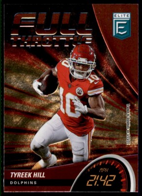 2022 Donruss Elite Full Throttle Pink Tyreek Hill Miami Dolphins #FT10