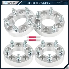 4Pc 1.25" 5x4.5 to 5x4.75 Conversion Wheel Adapters For Jeep Ford to Chevy 5 Lug