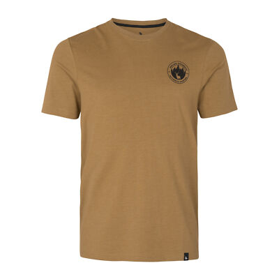 Seeland Saker T-Shirt Antique Bronze S - Outdoor-freundliches Design & Premi