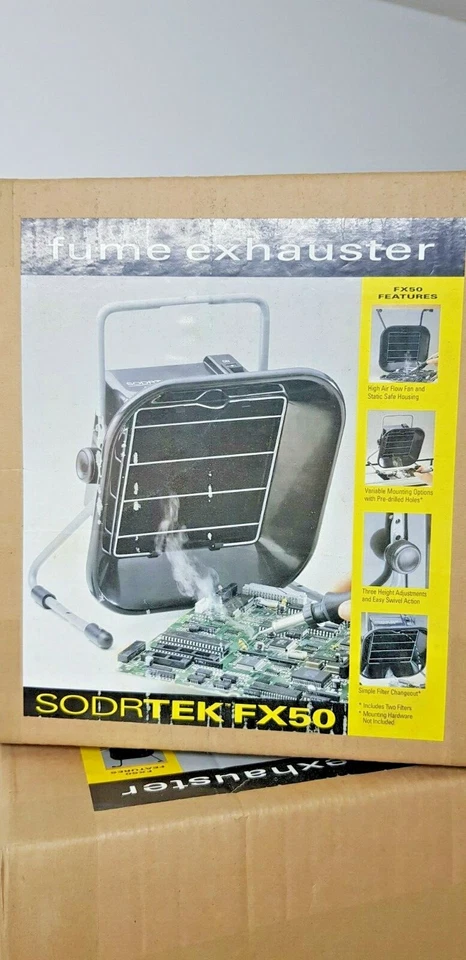 FX50 FUME EXHAUSTER ASPIRATORI FUMI DA TAVOLO ANTISTATICO 115V SODRTEK PACE Foto 3 de 4