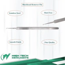 Stainless Blackhead Remover Tool Acne Blemish Needle Pimple Spot Extractor Pin