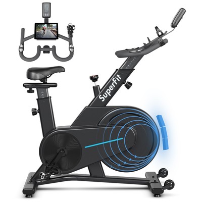 Magnetic Exercise Bike Indoor Stationary Cycling Bike Adjustable Seat Workout