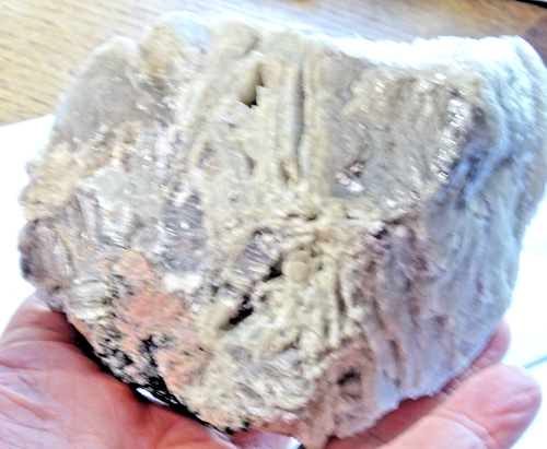 LARGE SPECIMEN of LEPIDOLITE, MICA, SMOKEY QUARTZ 464 gms 11.2 x 8 x 5 cms - Picture 7 of 7