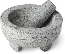 8 in XL Heavy-duty Stone Granite Mortar and Pest