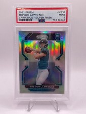 Trevor Lawrence Rookie 2021 Prizm Variation Silver Prizm #331 Jaguars PSA 9 