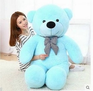 giant blue teddy bear