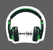 Headphones Sticker Music Gaming Waterproof