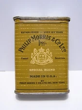 Vintage Phillip Morris Cigarettes Tin