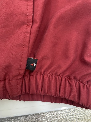 Grandslam Mens Pullover Windbreaker Red Zip Off Vest Solid Basic, Pre-Owned Used - Picture 6 of 12